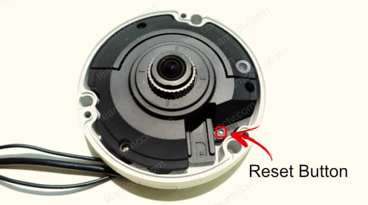 Wisenet Fish Eye Camera Reset Button