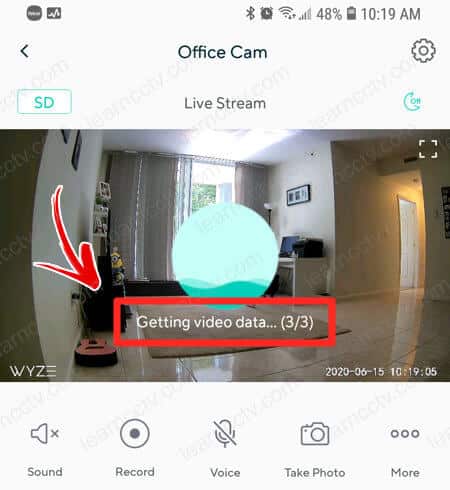 Wyze Cam Getting Video Data