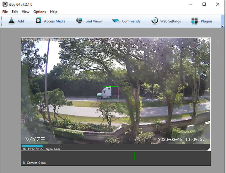 Wyze Camera on iSPY Software