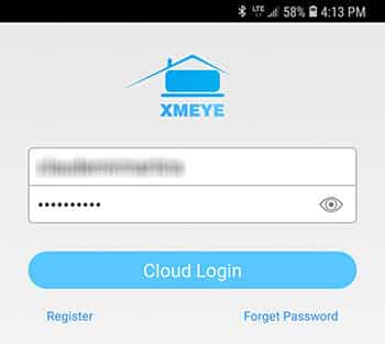 XMeye Login