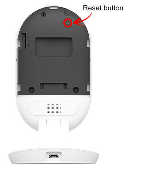 YI camera 2nd gen reset button