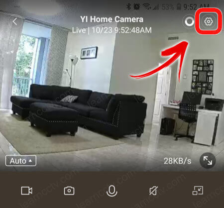 YI Home App Settings