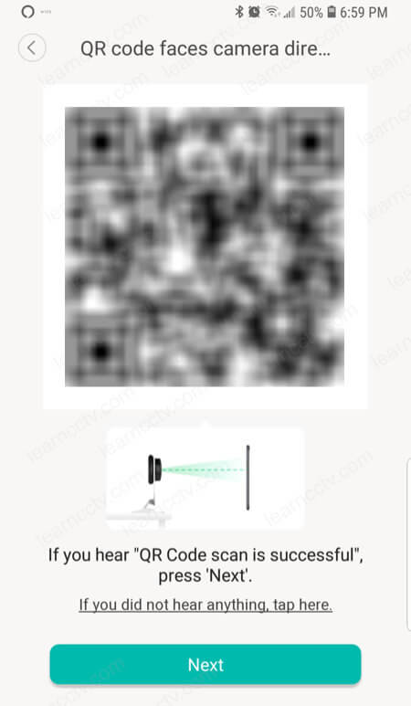 Yi Home Camera QR code