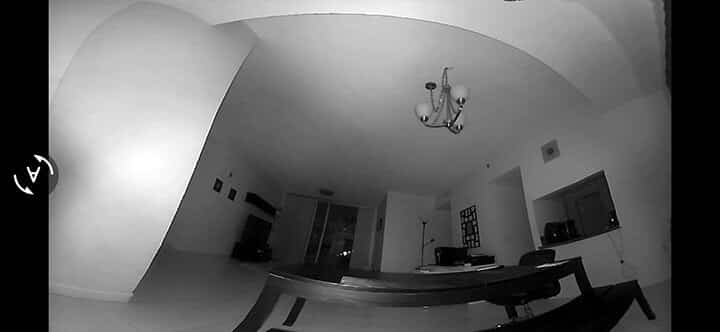 Zosi 360º Panoramic camera night view