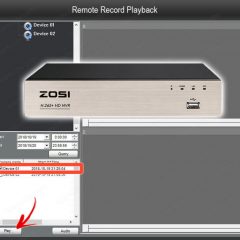 Zosi View PC Client Remote Playback on PC