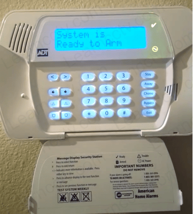 ADT Alarm Panel