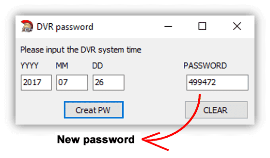 Dahua password generator 02