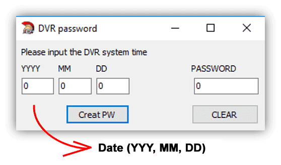 Dahua password generator