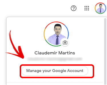 Google Manage Account