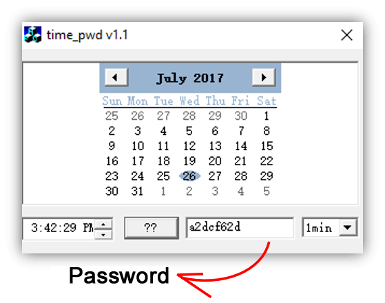 H264 Password generator