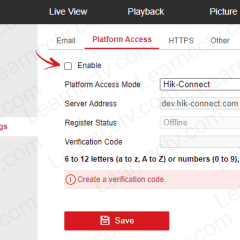 Hikvision Error Code Offline 0X1001 Hikconnect