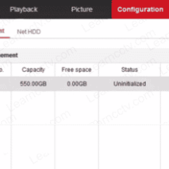 Hikvision NAS Format HDD