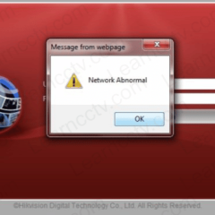 Hikvision Network Abnormal