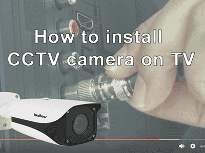 How to install CCTV camera in TV