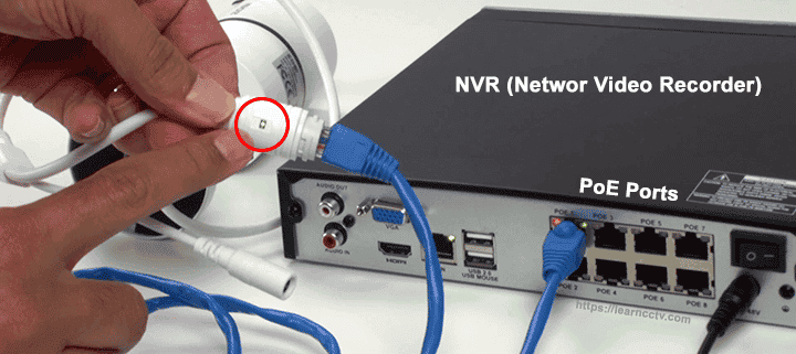 How to wire IP cameras with an NVR