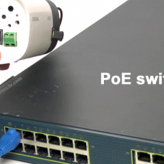 How to wire IP cameras with a switch