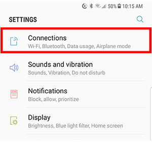 WiFi connection