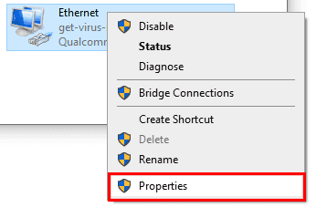 Network Interface Properties