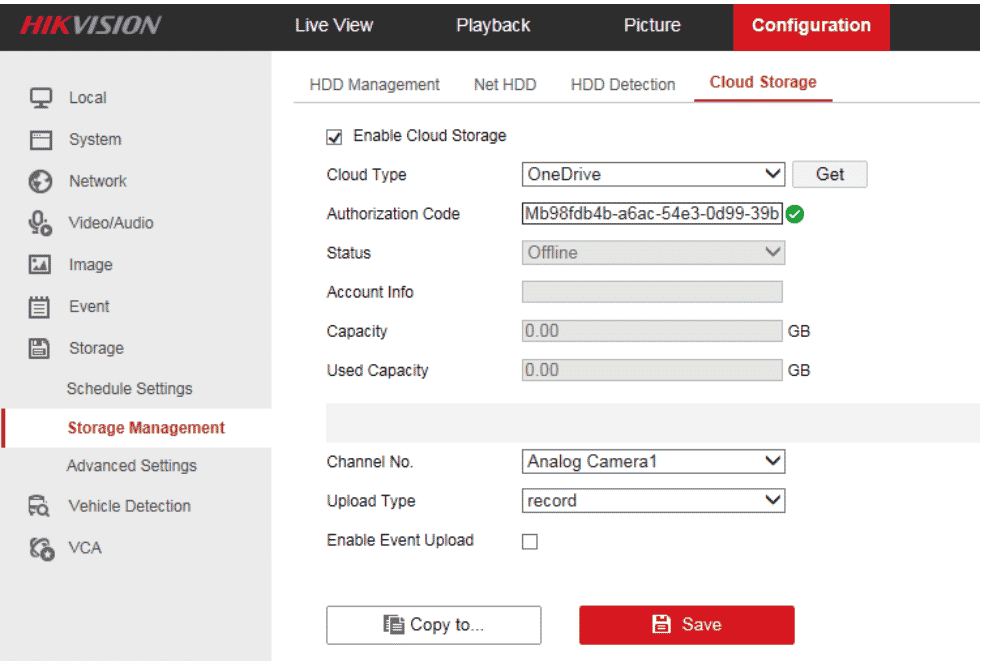 One Drive Authorization Code