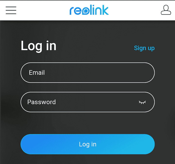 Reolink Account Login