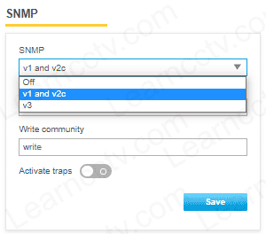 SNMP enabled on Axis camera