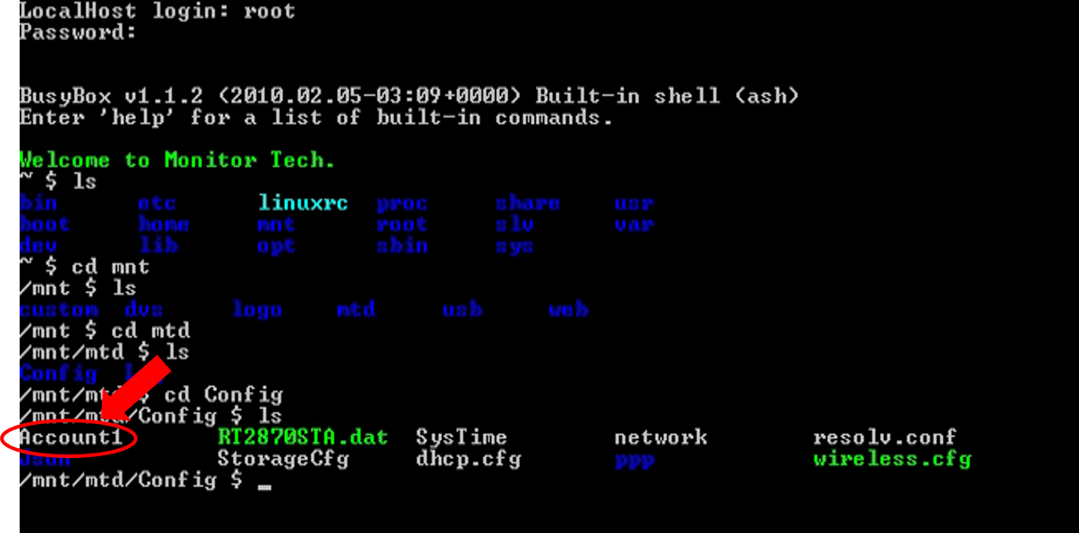 Telnet DVR 05