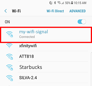 Mobile WiFi connection