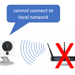 Wyze Cam Cannot connect to the local network